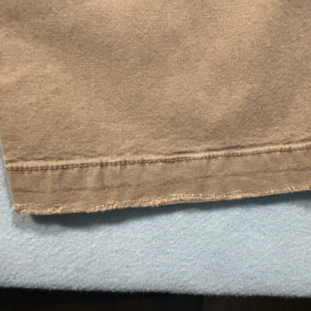 American Eagle Women's‎ Tan Carpenter Pants 20W High Rise Straight Utility Cargo - Picture 15 of 16